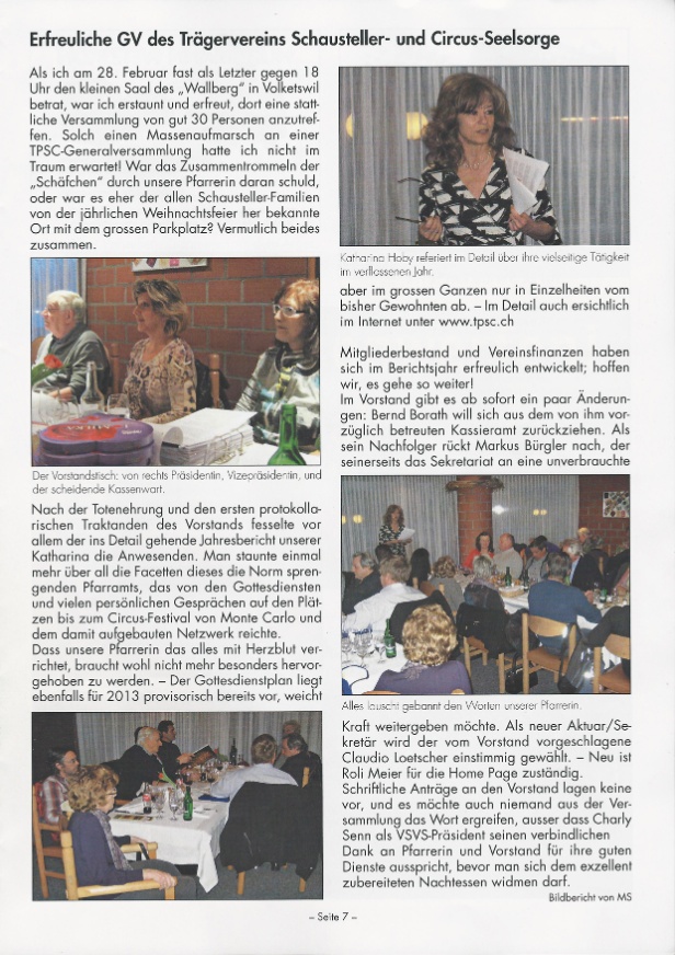 Schausteller-Nachrichten Nr. 3, Mai 2013 Schausteller-Nachrichten Nr. 3, Mai 2013