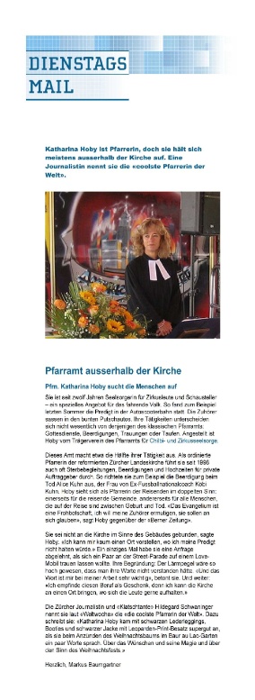 Dienstagmail Katharina Dienstagmail Katharina
